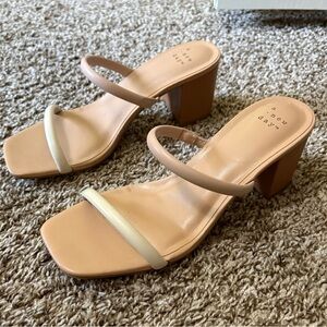 A new day (Target) two toned sandal heels